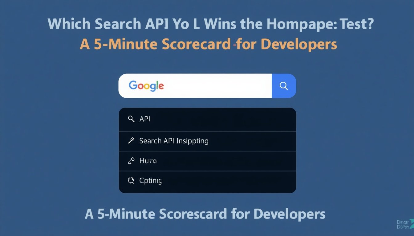 best api search company's homepage